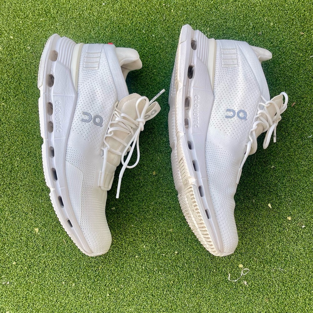 On Cloudnova Triple White Cloudtec Athletic Shoes… - image 4